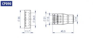 Наконечник катушки зажигания CP090 (TESLA)